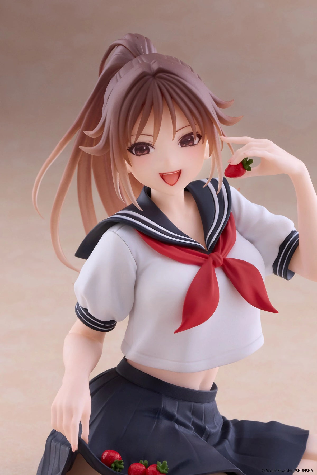 Strawberry 100% Desktop Cute Satsuki Kitaoji (School Uniform Ver.) Figure Taito