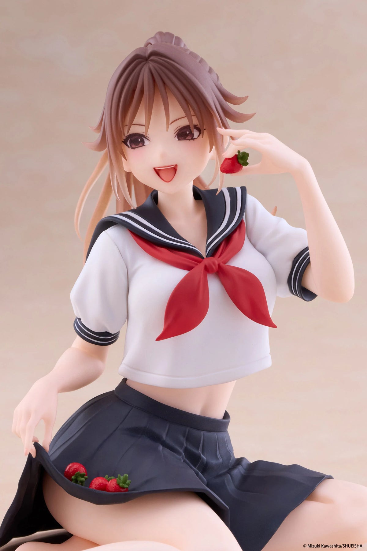 Strawberry 100% Desktop Cute Satsuki Kitaoji (School Uniform Ver.) Figure Taito