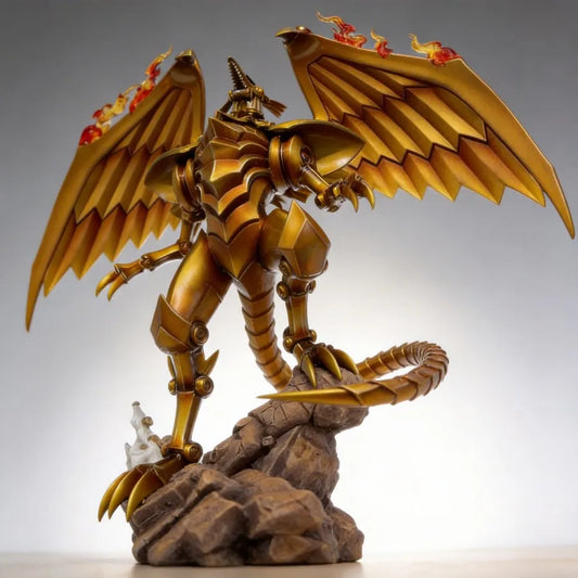Yu-Gi-Oh! Winged Dragon of Ra Gold Edition Figure 12 Inch 1/4 Scale Statue