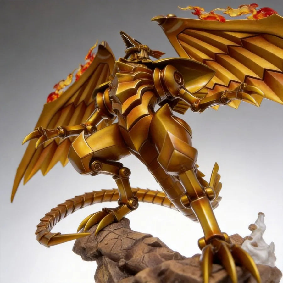 Yu-Gi-Oh! Winged Dragon of Ra Gold Edition Figure 12 Inch 1/4 Scale Statue