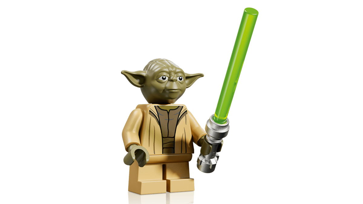 LEGO Star Wars: Attack of the Clones Yoda Bust with Lightsaber