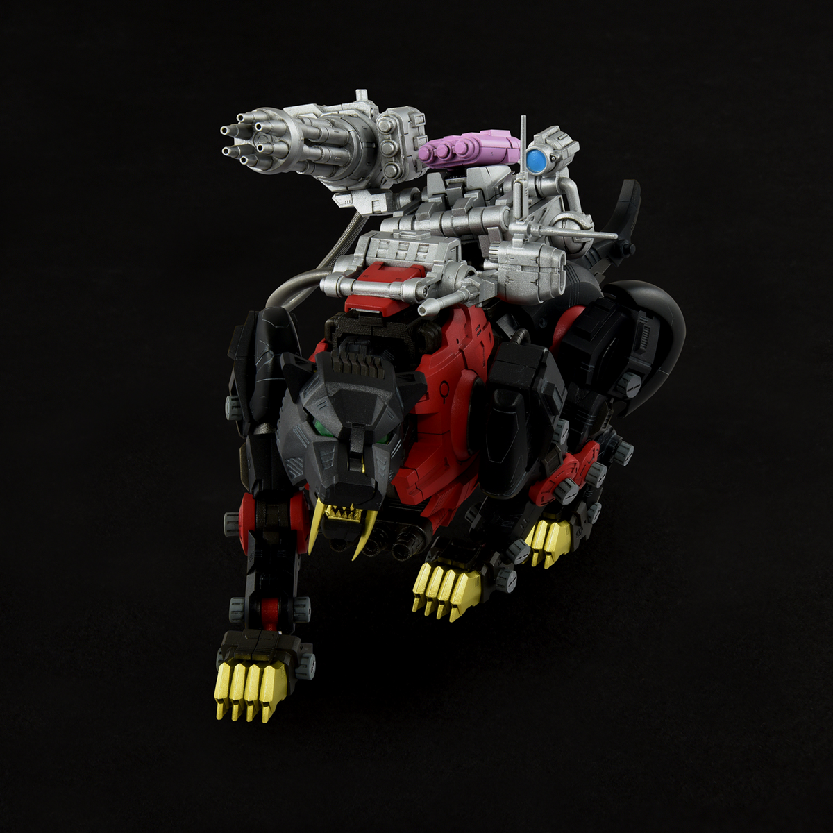 Zoids Realize Model RMZ-006 Saber Tiger Schwarz Special 1/100 Scale Model Kit (Reissue)