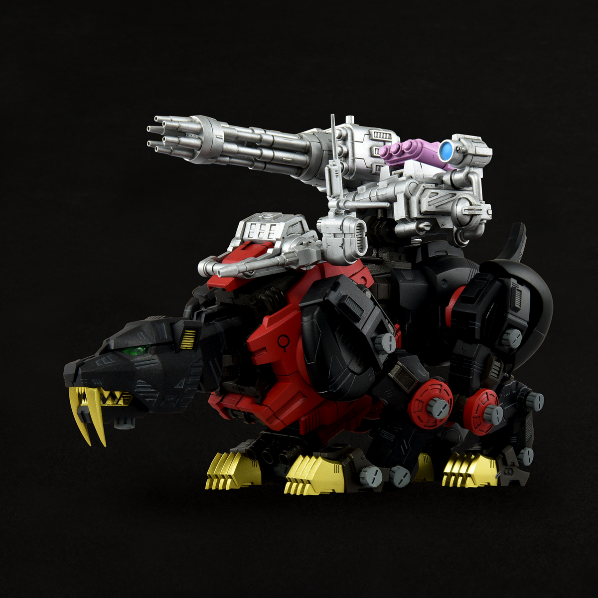 Zoids Realize Model RMZ-006 Saber Tiger Schwarz Special 1/100 Scale Model Kit (Reissue)