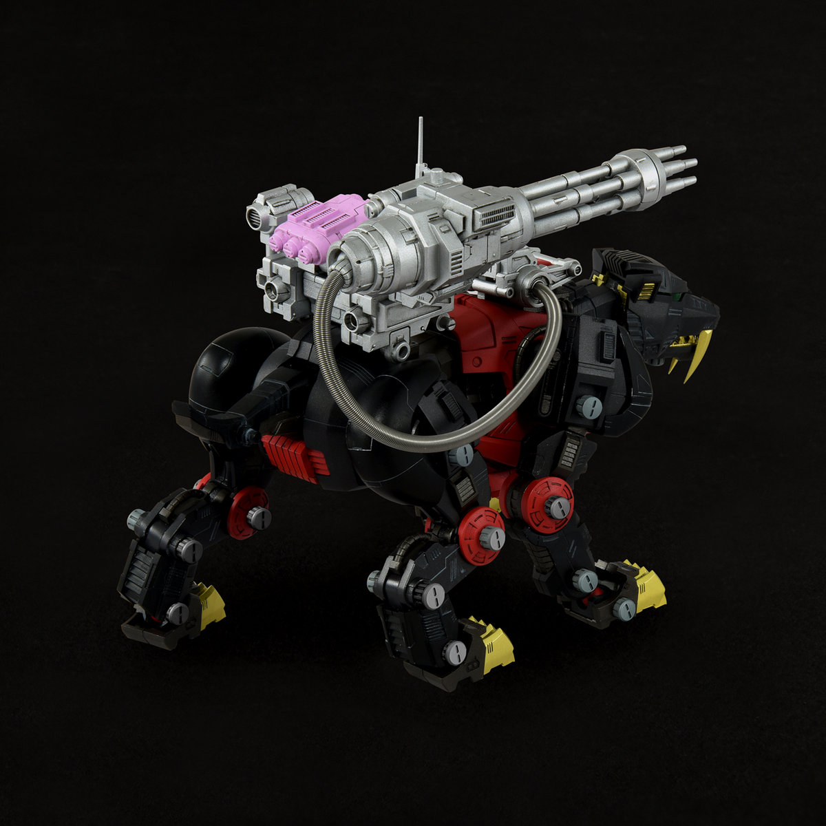 Zoids Realize Model RMZ-006 Saber Tiger Schwarz Special 1/100 Scale Model Kit (Reissue)