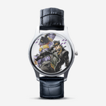 Classic Fashion Unisex Print Black Quartz Watch