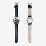 Classic Fashion Unisex Print Black Quartz Watch