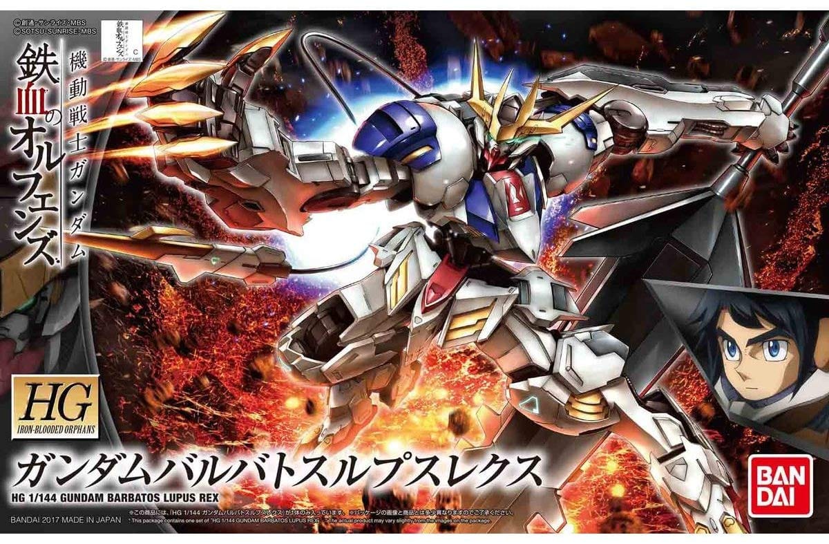 Barbatos Lupus Rex Gundam IBO Model Kit (1/144 Scale) High Grade - Yang Novelties Ja