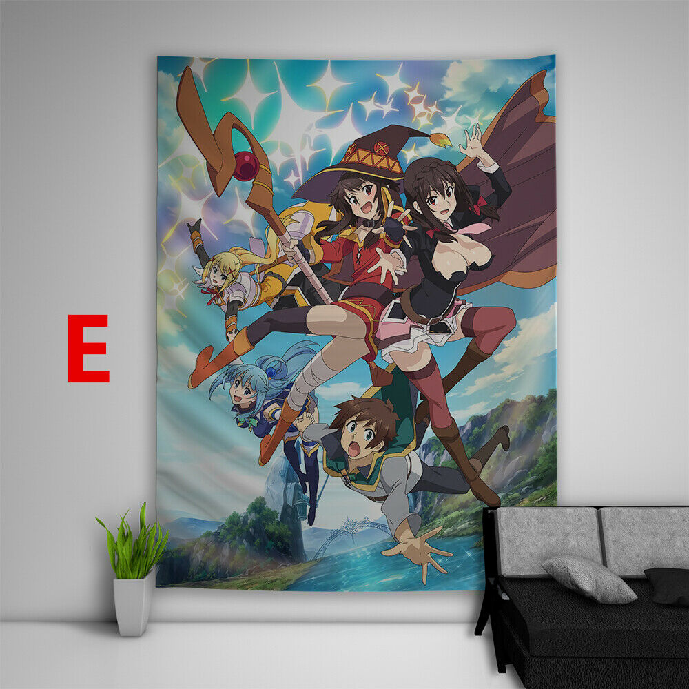 KonoSuba Anime Backdrop Tapestry