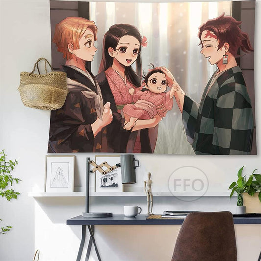 Demon Slayer Anime Tapestry Backdrops