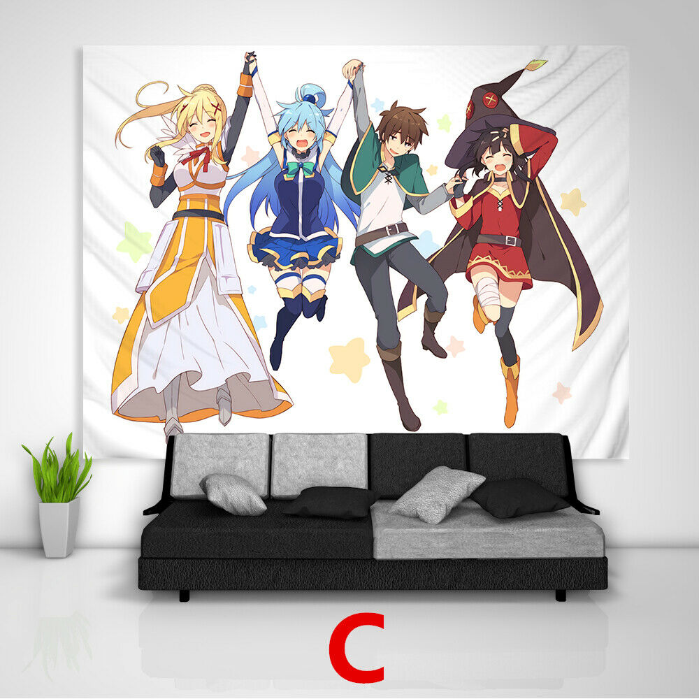KonoSuba Anime Backdrop Tapestry