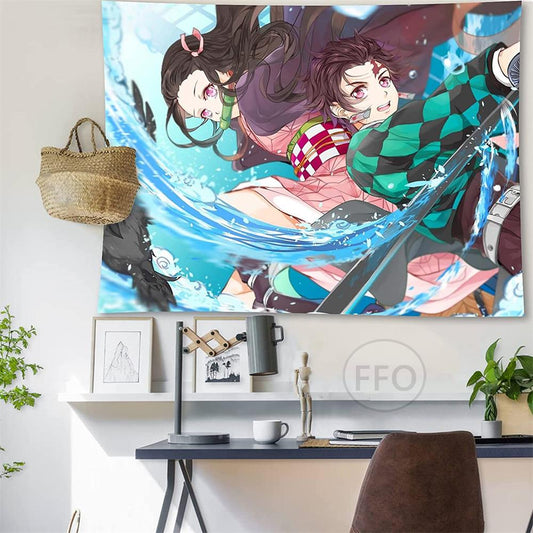 Demon Slayer Anime Tapestry Backdrops