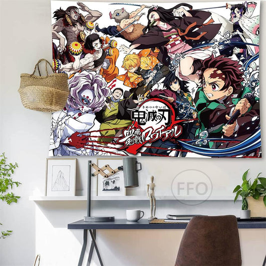 Demon Slayer Anime Tapestry Backdrops