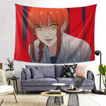 Chainsaw Man Anime Tapestry Wall Backdrop