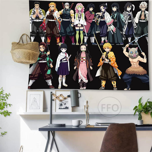 Demon Slayer Anime Tapestry Backdrops