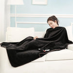 Wearable Hooded Anime Coral Velvet Blankets: Totoro Pikachu etc. - Yang Novelties Ja