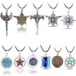 Anime Symbol Pendants with Rope Necklace - Yang Novelties Ja