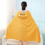 Wearable Hooded Anime Coral Velvet Blankets: Totoro Pikachu etc. - Yang Novelties Ja