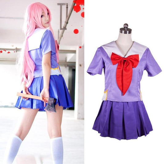 Yuno Gasai Future Diary (Mirai Nikki) School Uniform Cosplay Set - Yang Novelties Ja