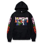 Hunter X Hunter Killua Leorio Kurapika Gon Hisoka and Neferpitou Long Sleeve Hoodie Harajuku Unisex Tops