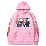 Hunter X Hunter Killua Leorio Kurapika Gon Hisoka and Neferpitou Long Sleeve Hoodie Harajuku Unisex Tops