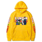 Hunter X Hunter Killua Leorio Kurapika Gon Hisoka and Neferpitou Long Sleeve Hoodie Harajuku Unisex Tops
