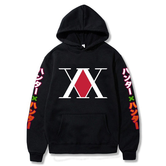 Hunter X Hunter Printed Long Sleeve Hoodie Harajuku Pullover Hoodie Unisex Tops