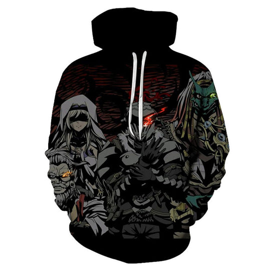 Goblin Slayer Hoodies Casual Cotton Made Sweaters and Pullovers