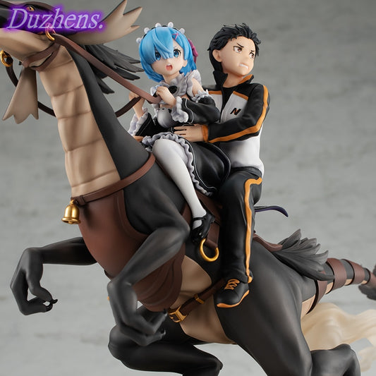 Kadokawa Re: Zero - Starting Life in Another World: Rem & Subaru (Attack On The White Whale Version) PVC Figure