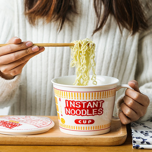 Instant Ramen Large Ceramic Mug/ Bowl