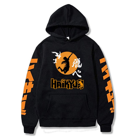 Haikyuu Karasuno High School Cosplay Pullover Cotton Hoodie
