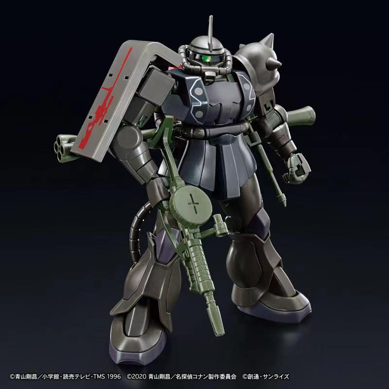 Detective Conan x Gundam Entry Grade Conan Edogawa (Zaku II Color) & HGUC 1/144 Scale Zaku II (Shuuichi Akai Color) Exclusive Model Kit Set