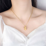 Pokemon  Gold Pikachu Necklace
