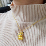 Pokemon  Gold Pikachu Necklace