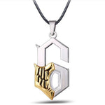 BLEACH Grimmjow Jeagerjaques Silver Figure 6 Pendant With Rope Necklace - Yang Novelties Ja