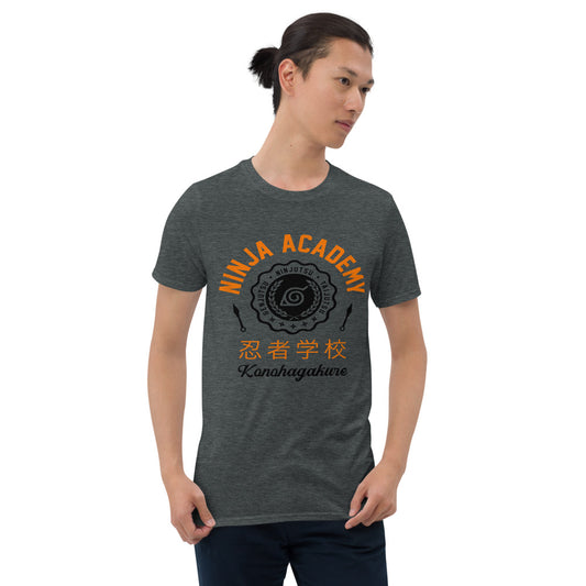 Ninja Academy Konohagukure Naruto Hidden Leaf Village Anime Short-Sleeve Unisex T-Shirt